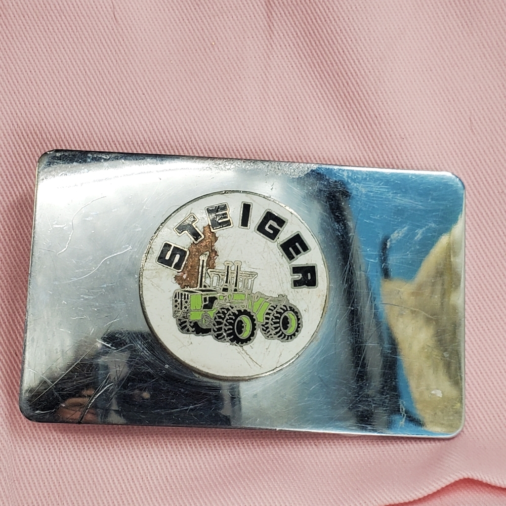 vintage 70s Steiger belt buckle